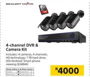 Securitymate 4-Channel DVR & Camera Kit