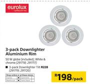 Eurolux 3-Pack Downlighter Tilt