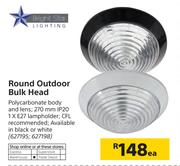 Bright Star Round Outdoor Bulk Head-Each