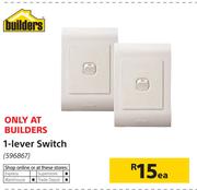 Builders 1-Lever Switch-Each