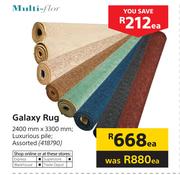 Multi Flor Galaxy Rug 2400mmX3300mm-Each