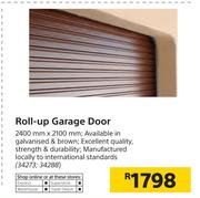 Roll-Up Garage Door 2400mmX2100mm