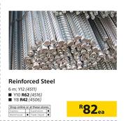 Reinforced Steel 6m Y10-Each