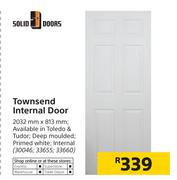 Solid Doors Townsend Internal Door 2032mmX813mm