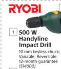 Ryobi 500W Handyline Impact Drill