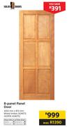 Solid Doors 8 Panel Door 2032mm x 813mm In Mixed Timber