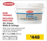 Plascon 10Ltr polvin Walls & Ceilings (White)