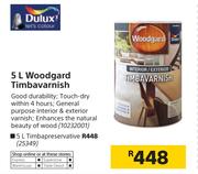 Dulux 5Ltr Woodgard Timbavarnish