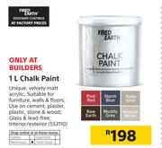Fired Earth 1Ltr Chalk Paint