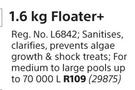 Hth 1.6Kg Floater+