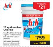 Hth 25Kg Granular + Chlorine