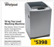Whirlpool 16kg Top Load Washing Machine