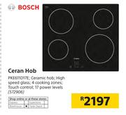 Bosch Ceran Hob PKE611D17E