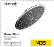 Triumph Taps 210mm Round Shower Rose