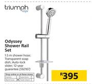 Trimph Taps Odyssey Shower Rail Set