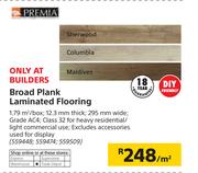 Premia Broad Plank Laminated Flooring-Per Sqm