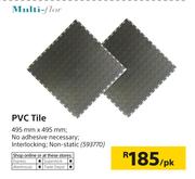 Multi Flor PVC Tile-495mm x 495mm Per Pack