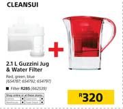 Cleansui 2.1Ltr Guzzini Jug & Water Filter