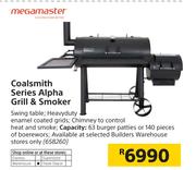 Megamaster Coalsmith Series Alpha Grill & Smoker