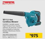 Makita 18V Li-Ion Cordless Blower