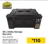 Camp Master 46L Utility Storage Box Unit Black