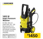 Karcher 1400W High Pressure Washer