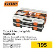 Grip 2 Pack Interchangeable Organiser