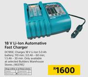Makita 18V Li-Ion Automative Fast Charger