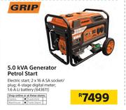 Grip 5.0 KVA Generator Petrol Start