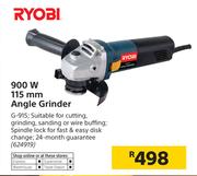 Ryobi 900W 115mm Angle Grinder