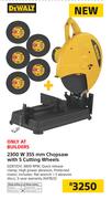 Dewalt 2300W 355mm Chopsaw With 5 Cutting Wheels