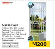 Xpanda Diy Aluglide Gate-1900mm(h) x 1800mm(w)