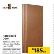 Solid Doors Hardboard Door-2032mm x 813mm Each