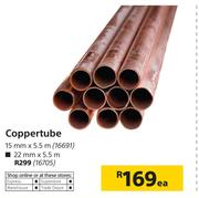 Coppertube-15mm x 5.5m Each