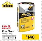 Builders 25Kg White Plaster