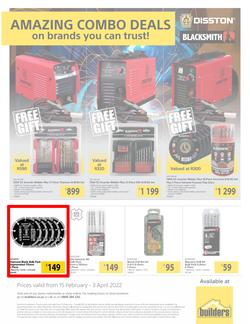 Builders : Disston & Blacksmith Promotion (15 February - 3 April 2022), page 1