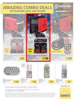 Builders : Disston & Blacksmith Promotion (15 February - 3 April 2022), page 1