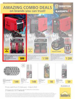Builders : Disston & Blacksmith Promotion (15 February - 3 April 2022), page 1