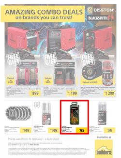 Builders : Disston & Blacksmith Promotion (15 February - 3 April 2022), page 1