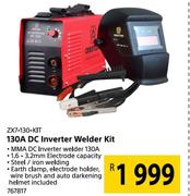 Disston 130A DC Inverter Welder Kit ZX7-130-KIT