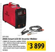 Disston 200A Smart LCD DC Inverter Welder ZX7-200