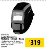 Disston Auto Darkening Welding Helmet-Black DSD131210