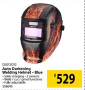 Disston Auto Darkening Welding Helmet-Blue DSD131212