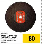 Blacksmith Metal Cut Off Disc 350mm x 2.8mm BS129010