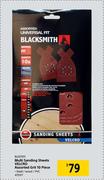 Blacksmith Multi Sanding Sheets Velcro Assorted Grit 10 Piece BS327011