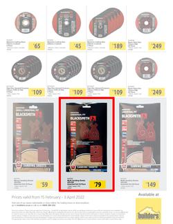 Builders : Disston & Blacksmith Promotion (15 February - 3 April 2022), page 4