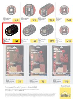 Builders : Disston & Blacksmith Promotion (15 February - 3 April 2022), page 4