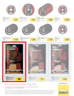 Builders : Disston & Blacksmith Promotion (15 February - 3 April 2022), page 4
