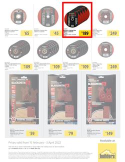 Builders : Disston & Blacksmith Promotion (15 February - 3 April 2022), page 4