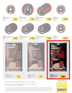 Builders : Disston & Blacksmith Promotion (15 February - 3 April 2022), page 4